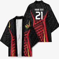 Custom Oceania Football Papua New Guinea Kimono Polynesian Tribal Pattern LT9 - Polynesian Pride