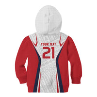 Custom Oceania Football Tahiti Kid Hoodie Polynesian Tribal Pattern