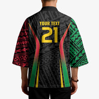 Custom Oceania Football Vanuatu Kimono Polynesian Tribal Pattern