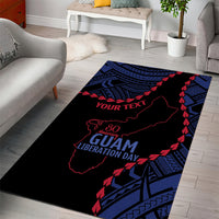 Personalized Guam 80th Anniversary Liberation Day Area Rug Guahan Basic Seal