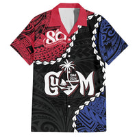 Personalized Guam 80th Anniversary Liberation Day Hawaiian Shirt Tano I Man Chamoru Since 1944 LT9 Black - Polynesian Pride