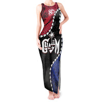 Personalized Guam 80th Anniversary Liberation Day Tank Maxi Dress Tano I Man Chamoru Since 1944 LT9 Women Black - Polynesian Pride