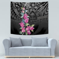 Guahan Puti Tai Nobiu Tapestry Guam Bougainvillea Flower Art