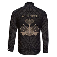 Personalized Haiti First Black Republic Family Matching Mermaid Dress and Hawaiian Shirt Negre Marron With Map And Flag