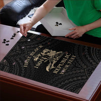 Personalized Haiti First Black Republic Puzzle Negre Marron With Map And Flag - Polynesian Pride