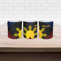 Personalized Philippines Ceramic Mug Polynesian Tribal Tattoo with Filipino Flag Motif LT9 - Polynesian Pride