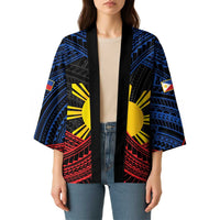Personalized Philippines Kimono Polynesian Tribal Tattoo with Filipino Flag Motif - Polynesian Pride