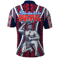 Aotearoa Fathers Day Gift For Dad Polo Shirt Aroha Ahau Ki A Koe Papa Maori Style Pattern LT9 - Polynesian Pride