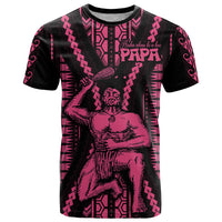 Maori Fathers Day New Zealand T Shirt Aroha Ahau Ki A Koe Papa Pink LT9 Pink - Polynesian Pride