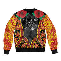 Personalised Papua New Guinea Remembrance Day Bomber Jacket