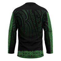 New Zealand Maori Kowhaiwhai Hockey Jersey Kakariki Maui and Mangopare - Polynesian Pride
