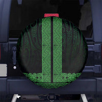 New Zealand Maori Kowhaiwhai Spare Tire Cover Kakariki Maui and Mangopare