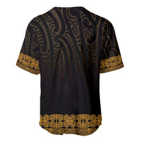 New Zealand Maori Kowhaiwhai Baseball Jersey Karaka Maui and Mangopare LT9 - Polynesian Pride