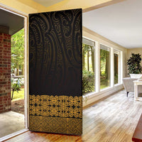 New Zealand Maori Kowhaiwhai Door Cover Karaka Maui and Mangopare LT9 - Polynesian Pride