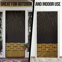 New Zealand Maori Kowhaiwhai Door Cover Karaka Maui and Mangopare LT9 - Polynesian Pride
