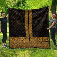 New Zealand Maori Kowhaiwhai Quilt Karaka Maui and Mangopare