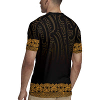 New Zealand Maori Kowhaiwhai Rugby Jersey Karaka Maui and Mangopare