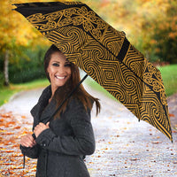 New Zealand Maori Kowhaiwhai Umbrella Karaka Maui and Mangopare LT9 - Polynesian Pride