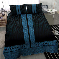 New Zealand Maori Kowhaiwhai Bedding Set Kikorangi Maui and Mangopare LT9 - Polynesian Pride