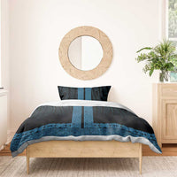 New Zealand Maori Kowhaiwhai Bedding Set Kikorangi Maui and Mangopare LT9 - Polynesian Pride
