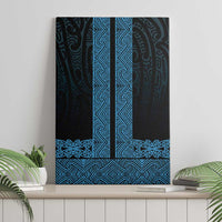 New Zealand Maori Kowhaiwhai Canvas Wall Art Kikorangi Maui and Mangopare