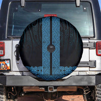 New Zealand Maori Kowhaiwhai Spare Tire Cover Kikorangi Maui and Mangopare