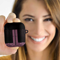 New Zealand Maori Kowhaiwhai AirPods Case Mawhero Maui and Mangopare LT9 Pink - Polynesian Pride