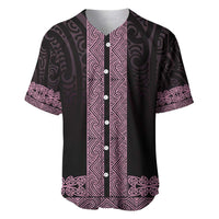 New Zealand Maori Kowhaiwhai Baseball Jersey Mawhero Maui and Mangopare