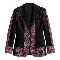 New Zealand Maori Kowhaiwhai Blazer Mawhero Maui and Mangopare - Polynesian Pride