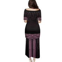 New Zealand Maori Kowhaiwhai Family Matching Puletasi and Hawaiian Shirt Mawhero Maui and Mangopare