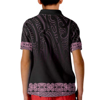 New Zealand Maori Kowhaiwhai Kid Polo Shirt Mawhero Maui and Mangopare