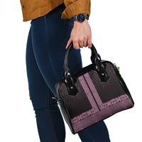 New Zealand Maori Kowhaiwhai Shoulder Handbag Mawhero Maui and Mangopare