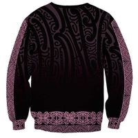 New Zealand Maori Kowhaiwhai Sweatshirt Mawhero Maui and Mangopare