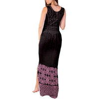 New Zealand Maori Kowhaiwhai Tank Maxi Dress Mawhero Maui and Mangopare