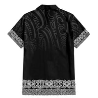 New Zealand Maori Kowhaiwhai Family Matching Mermaid Dress and Hawaiian Shirt Pango Maui and Mangopare