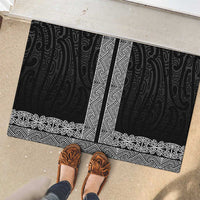 New Zealand Maori Kowhaiwhai Rubber Doormat Pango Maui and Mangopare