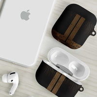 New Zealand Maori Kowhaiwhai AirPods Case Parauri Maui and Mangopare LT9 - Polynesian Pride