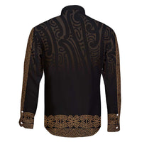 New Zealand Maori Kowhaiwhai Family Matching Off Shoulder Maxi Dress and Hawaiian Shirt Parauri Maui and Mangopare