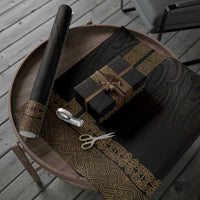 New Zealand Maori Kowhaiwhai Wrapping Paper Parauri Maui and Mangopare - Polynesian Pride