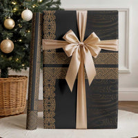 New Zealand Maori Kowhaiwhai Wrapping Paper Parauri Maui and Mangopare - Polynesian Pride