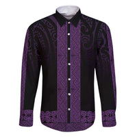 New Zealand Maori Kowhaiwhai Family Matching Summer Maxi Dress and Hawaiian Shirt Waiporoporo Maui and Mangopare