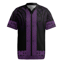 New Zealand Maori Kowhaiwhai Rugby Jersey Waiporoporo Maui and Mangopare