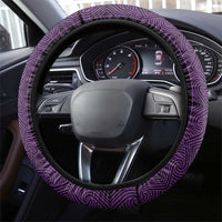New Zealand Maori Kowhaiwhai Steering Wheel Cover Waiporoporo Maui and Mangopare