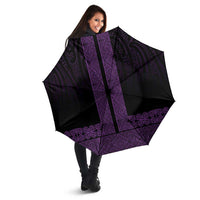 New Zealand Maori Kowhaiwhai Umbrella Waiporoporo Maui and Mangopare - Polynesian Pride