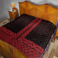 New Zealand Maori Kowhaiwhai Quilt Whero Maui and Mangopare