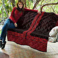 New Zealand Maori Kowhaiwhai Quilt Whero Maui and Mangopare