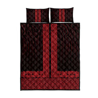 New Zealand Maori Kowhaiwhai Quilt Bed Set Whero Maui and Mangopare