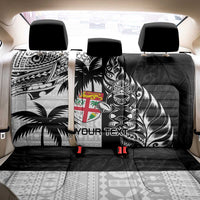 Custom Fiji New Zealand Back Car Seat Cover Maori mix Tapa Pattern Version LT9 - Polynesian Pride