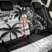 Custom Fiji New Zealand Back Car Seat Cover Maori mix Tapa Pattern Version LT9 - Polynesian Pride