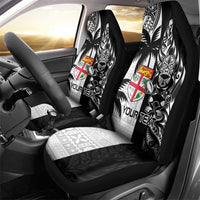 Custom Fiji New Zealand Car Seat Cover Maori mix Tapa Pattern Version LT9 - Polynesian Pride